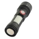Фонарь Quantum Adept 10W LED zoom +COB з USB (QM-FL1031) (237905) - изображение 2