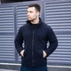 Флісова кофта Pobedov Voin синя розмір XL - зображення 3