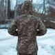 Зимова тактична куртка Military з утеплювачем Thermoloft піксель розмір L - зображення 2