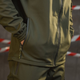 Тактическая форма Oblivion Tactical Softshell куртка с капюшоном + брюки олива размер 2XL - изображение 7