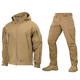 Форма M-Tac Куртка SoftShell Tan + Брюки Aggressor Gen II Flex Coyote Brown размер L - изображение 1