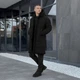 Зимняя куртка Pobedov Legas утепленная синтепухом черная размер 2XL - изображение 4
