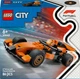 Конструктор LEGO City Пилот F1 с гоночным автомобилем команды McLaren 86 деталей (60442) - изображение 1
