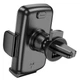 Автомобильный держатель для мобильного HOCO CA94 Polaris push-type air outlet car holder, Black - изображение 6