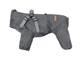Светоотражающий дождевик-комбинезон для собак Derby R61 Grey Reflective S - изображение 3