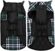 Зимний водонепроницаемый двухсторонний жилет в клетку Derby Plaid Green в британском стиле, XL Зеленый - изображение 3