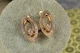Серьги Xuping Jewelry Амаретто 2 см золотистые - изображение 1