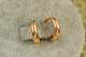 Серьги кольца Xuping Jewelry расширенные снизу 1,3 см золотистые - изображение 2