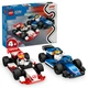 Конструктор LEGO City Автомобили для гонок F1 команд Williams Racing и Haas F1 92 детали (60464) - изображение 9