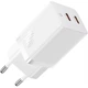 Блок живлення Швидка зарядка Мережевий зарядний пристрій Baseus Baseus GaN5 Pro Fast Charger C+C 40W EU White для iPhone iPad Samsung Lenovo Xiaomi Macbook - зображення 2