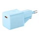 Блок питания Baseus GaN5 Fast Charger(mini) 1C 20W EU Blue - изображение 3