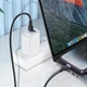 Кабель для зарядки і передачі даних HOCO X109 Energy silicone charging data cable USB Type-C - Lightning 3м Чорний - зображення 3
