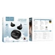 Наушники HOCO Shadow true wireless sleep BT headset EW65 |BT5.3, 30/500mAh, 4h| черные - изображение 4
