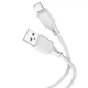 Кабель Hoco Type-C Assistant silicone charging data cable X101 |1m, 3A| black - зображення 7