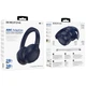 Наушники BOROFONE Prestige active noise reduction BT headphones BO31 |BT5.4,ANC, AUX/BT, 38h Max| синие - изображение 3