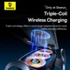 Тримач Baseus LightChaser Series Charging Electric Car Mount black - зображення 8