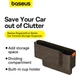 Органайзер в авто Baseus OrganizeFun Series Car Console Storage Organizer коричневый - изображение 6