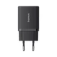 Блок живлення Baseus Cube Fast Charger C+U 30W EU Cluster Black - зображення 1