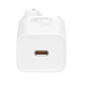 Блок питания Быстрая зарядка Сетевое Зарядное Устройство Baseus Super Si Quick Charger 1C 25W EU Mini White Cable Type-C to Type-C 3A 1m White - изображение 5