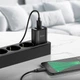 Адаптер мережевий Hoco Micro USB Cable Smart dual-port charger C141A |2USB. 2.1A/10.5W| чорний - зображення 4