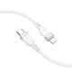 Кабель для зарядки и передачи данных Hoco X109 Energy White USB Type-C to Lightning 1 м силиконовый - изображение 1