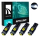 Комплект світлодіодних ламп NAPO LED T5-3030-3smd T5 W1,2W 4 шт колір світіння білий - зображення 1