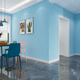 Самоклеючі шпалери Sticker Wall світло-синьо-білі 2800*500*2,5мм YM-03 BLUE WHITE SW-00001326 - зображення 6