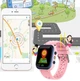 Детские умные смарт часы c GPS Smart baby watch QS15 с камерой прослушкой сим картой Розовый - изображение 3