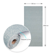 Шпалери самоклеючі Sticker Wall 2800*500*2,5мм YM-10 BLUE WHITE (D) SW-00002021 - зображення 3