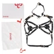 Портупея на грудь LOCKINK SEVANDA Queen Chest Harness with Removable Bra Черная One Size - изображение 8