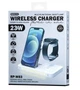 Бездротовий зарядний пристрій Remax RP-W83 Multifunctional 3в1 Wireless Charger White - зображення 2