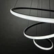 Люстра світлодіодна підвісна LUMINARIA EMILY 75W 3R APP 600х1100 BLACK/WHITE 220V IP20, LED світильник з пультом ДУ - зображення 3