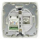Розетка одинарна комп'ютерна RJ-45 VIKO Carmen біла - зображення 2