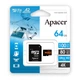 Карта памяти Apacer AP64GMCSX10U8-R microSD 64GB C10 UHS-I U3 A2 - изображение 2