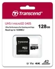 Карта пам'яті Transcend TS128GUSD340S microSD 128GB C10 UHS-I U3 V30 + SD - зображення 2