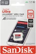 Карта пам'яті SanDisk Ultra SDSQUAC-256G-GN6MN microSD 256GB C10 UHS-I - зображення 2