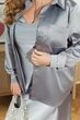 Блуза-сорочка на гудзиках ELFBERG 41013 58-60 Сіра - изображение 4