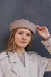 Панама матроса с шерсти D.Hats кофейного цвета с разрезом - изображение 4