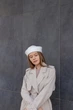 Панама матроса с шерсти D.Hats молочного цвета с разрезом - изображение 4