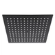 Душевая лейка TSQ-250-BL Тропик SUS304 черная матовая 250*250мм, TOPAZ, Душевая лейка - изображение 4