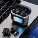 Беспроводные bluetooth наушники TA05 с сенсорным дисплеем на кейсе Black - изображение 5