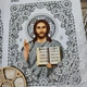 Набор для вышивания бисером Венчальной пары икон ARHIBIS Богородица и Иисус Христос 23х19 см (А4Р_628-624) - изображение 4