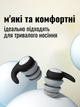 Беруші для роботи захист від шуму силіконові тактичні бервуха з високим шумоподавленням мякі універсальні пасивні затички заглушки для вух стрілків військових навчання багаторазові 40 дб АНEL2 чорні + подарунок кейс - зображення 3