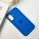 Чохол силіконовий Full Silicone Case for iPhone 16 Royal Blue (з закритим низом) - изображение 5