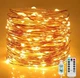 Світлодіодна гірлянда “Роса” 100 м, теплий жовтий LED, мідний дріт - зображення 10