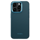 Чохол-накладка Pitaka MagEZ Case Pro 4 Twill 1500D Black/Blue для iPhone 15 Pro (KI1508PP) - зображення 6