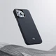Чохол Pitaka MagEZ Case 3 Twill 600D Black/Grey для iPhone 14 Pro Чорний + Сірий (KI1401PA) - зображення 5