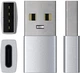 Адаптер-перехідник Satechi Aluminum з USB-A на USB-C (Silver) - зображення 5