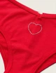 Бавовняні жіночі трусики Victoria's Secret PINK - Red Pepper Rib М Червоні - зображення 3