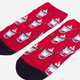 Шкарпетки чоловічі короткі бавовняні YOCLUB Funny Cotton Socks 35-38 Червоні (5904921662062) - зображення 3